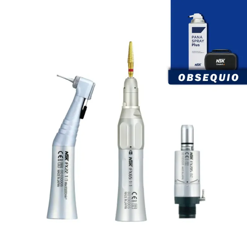 KIT DE BAJA CON FX22 REF: Y1003589 // Pieza Panamax Plus 2 REF: PA2364 // Estuche para piezas de mano // Aceite Pana Spray Plus REF: Y900630